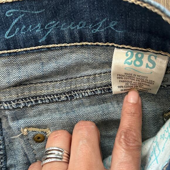 Ariat Denim Turquoise Bootcut Western Jeans 28S - Picture 7 of 7